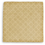 Silhouette Incise Mild Mustard Satin (Matt) Wall Tile 130x130