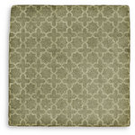 Silhouette Incise Spanish Olive Satin (Matt) Wall Tile 130x130