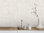 Silhouette Incise Pannacotta Gloss Wall Tile 130x130