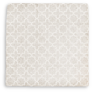 Silhouette Incise Pannacotta Satin (Matt) Wall Tile 130x130