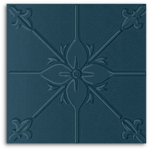 Anthology Manor Ink Blue Gloss Wall 200x200