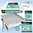 Hide Stainless Steel Skimmer Lid Kit 342mm x 342mm