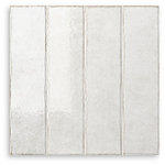 Riva Subway Rice White Gloss Tile 300x300