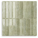 Riva Fingers Artichoke Green Gloss Tile 300x300