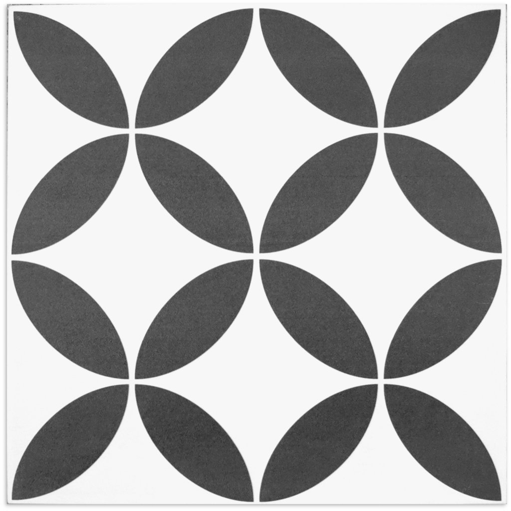 Flourish Petal White Matt Floor Tile 300x300 Tile Stone Paver