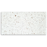 Omega White Terrazzo Matt Tile 300x600