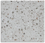 Omega Grey Terrazzo Matt Tile 300x300