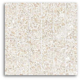 Terrina Biscotti Beige Brick (50x150) Wall Tile Satin Matt