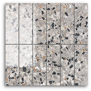 Terrina Cosmic Grey Brick (50x150) Wall Tile Gloss