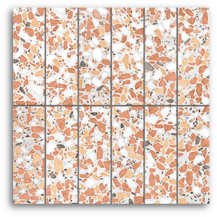 Terrina Greek Wedding Brick (50x150) Wall Tile Satin Matt