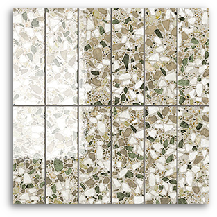 Terrina Olive Dream Brick (50x150) Wall Tile Gloss
