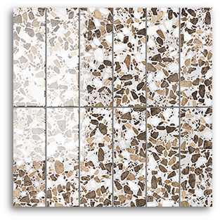 Terrina Squirrels Den Brick (50x150) Wall Tile Gloss