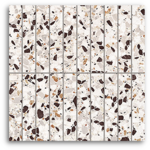 Terrina Cappuccino Cloud Finger (25x150) Wall Tile Satin Matt