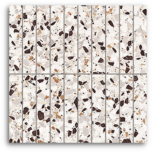 Terrina Cappuccino Cloud Finger (25x150) Wall Tile Satin Matt