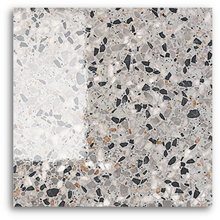 Terrina Cosmic Grey Large Square (300x300) Wall Tile Gloss