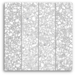 Terrina Silver Lining Subway (75x300) Wall Tile Satin Matt