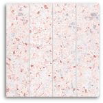 Terrina Strawberry Swirl Subway (75x300) Wall Tile Satin Matt