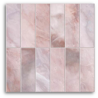 Lume Cosmopolitan Pink Brick (150x50) Wall Satin Matt