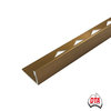 L Angle Aluminium Trim 10mm x 3m (Brushed Copper)