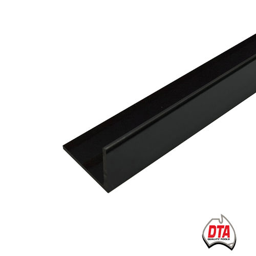 L Angle UNPERFORATED 50mm x 50mm - 1.5mm Thick - 3m (Matt Black)