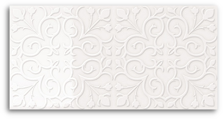 Infinity Prague Ancient White (Gloss) Wall Tile 300x600
