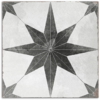 Rimini Black Matt Tile 200x200
