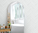 Brava White Satin Tile 60x217
