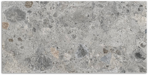 Bedrock Mid Grey Matt Tile 300x600