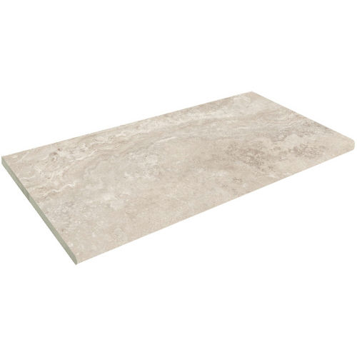 Norcia Travertine Silver Pencil Bullnose 400x600 (20mm thick)