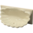 Ceramic Shell Soap Holder 100x200 (Tusk)