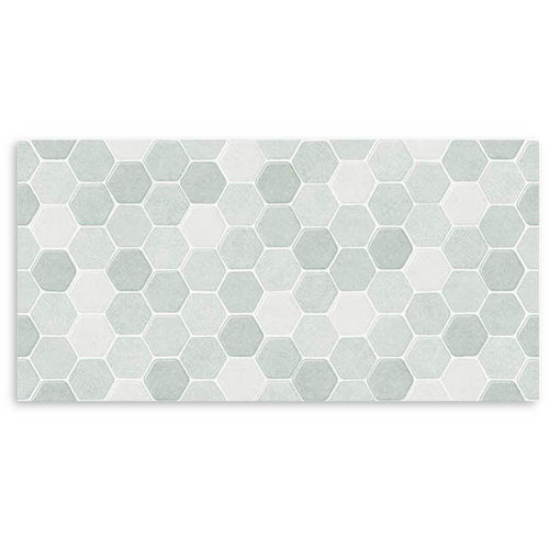 Folio Hexology Sage Posy (Gloss) Wall 300x600