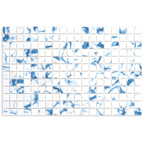 Betsan Lima Blue Matte Glass Mosaic 25x25