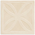 Amuri Avorio White 3D Matt Decor Tile 200x200