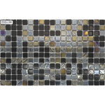 Betsan Alves Blend Black Glass Mosaic 25x25