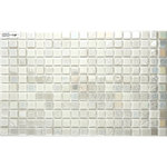 Betsan Alves Blend White Glass Mosaic 25x25