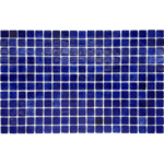 Betsan F Cobalt Gloss Glass Mosaic 25x25