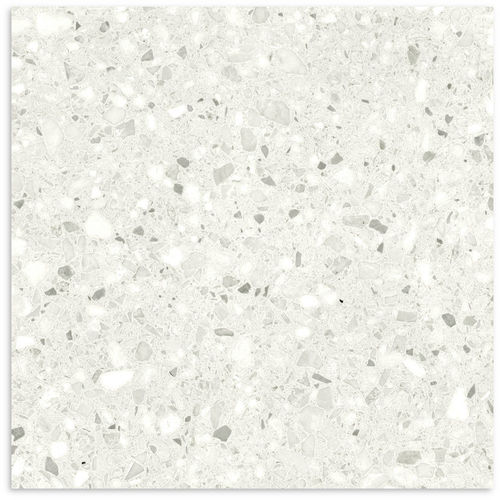 Terrazzo Rock White Matt 600x600