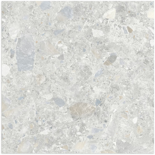 Terrazzo Rock Grigio Tile 600x600