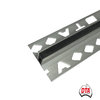 Aluminium Expansion Trim 18.5mm x 3m - 10mm Neoprene (Black)