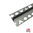 Aluminium Expansion Trim 18.5mm x 3m - 10mm Neoprene (Black)