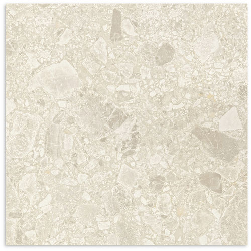 Studio Terrazzo Champagne Beige Matt Tile 600x600