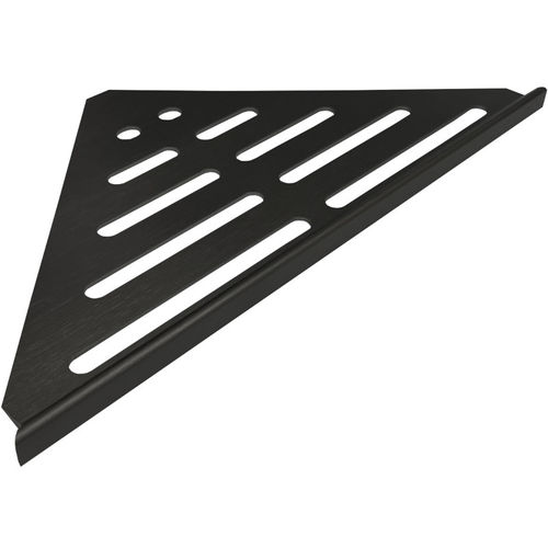 Hayman Aluminium Corner Shelf 346mm - Brushed Black