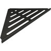 Hayman Aluminium Corner Shelf 346mm - Brushed Black