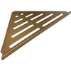 Hayman Aluminium Corner Shelf 346mm - Brushed Copper