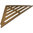 Hayman Aluminium Corner Shelf 346mm - Brushed Copper