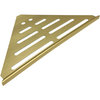 Hayman Aluminium Corner Shelf 346mm - Brushed Gold