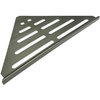 Hayman Aluminium Corner Shelf 346mm - Brushed Gunmetal