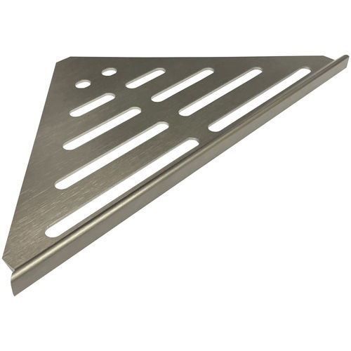 Hayman Aluminium Corner Shelf 346mm - Brushed Nickel
