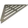 Hayman Aluminium Corner Shelf 346mm - Brushed Nickel
