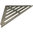 Hayman Aluminium Corner Shelf 346mm - Brushed Nickel